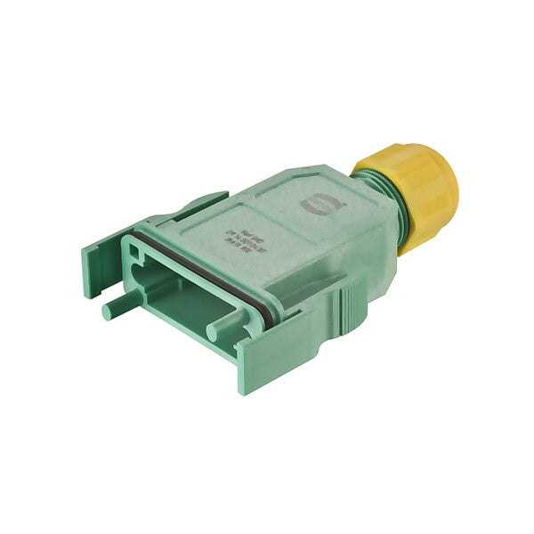 HARTING Tüllengehäuse Kunststoff, grün 09140010430